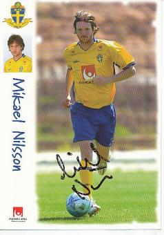 Mikael Nilsson  Schweden  Fußball Autogrammkarte original signiert 