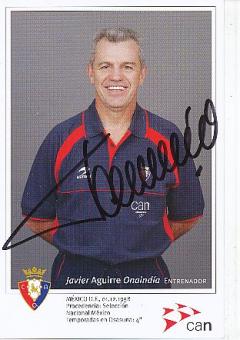 Javier Aguirre   Mexiko  Fußball Autogrammkarte original signiert 