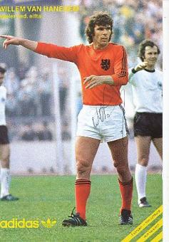 Willem van Hanegem  Holland WM 1974 Fußball Autogrammkarte original signiert 