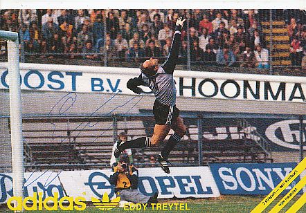 Eddy Treytel Holland WM 1974   Fußball Autogrammkarte original signiert 