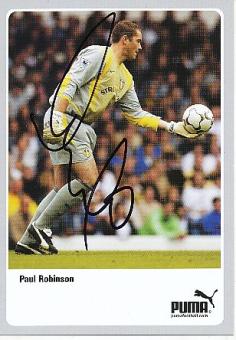 Paul Robinson  Leeds United  Fußball Autogrammkarte original signiert 