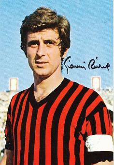 Gianni Rivera   AC Mailand  Fußball Autogrammkarte original signiert 