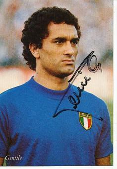 Claudio Gentile  Italien  Weltmeister WM 1982  Fußball Autogrammkarte  original signiert 