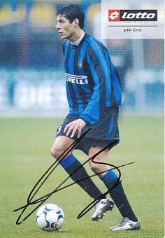 Julio Cruz  Inter Mailand  Fußball Autogrammkarte original signiert 