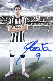 Alvaro Morata   Juventus Turin  Fußball Autogrammkarte  original signiert 
