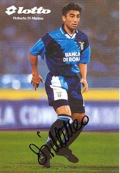 Roberto Di Matteo   Lazio Rom   Fußball Autogrammkarte original signiert 
