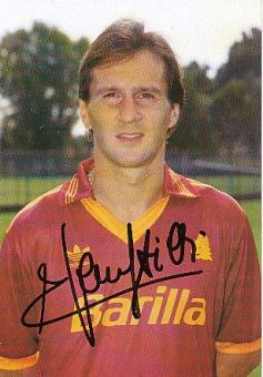 A. TEMPERTILL  AS Rom  Fußball Autogrammkarte  original signiert 