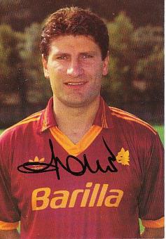 Antonio Comi  AS Rom  Fußball Autogrammkarte  original signiert 
