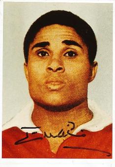 Eusebio † 2014 Benfica Lissabon + Portugal WM 1966   Fußball Autogramm Foto original signiert 