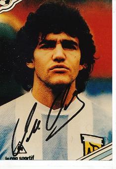 Jorge Burruchaga  Argentinien Weltmeister WM 1986 Fußball  Autogramm Foto  original signiert 