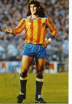 Mario Kempes  FC Valencia & Argentinien Weltmeister WM 1978  Fußball  Autogramm Foto  original signiert 