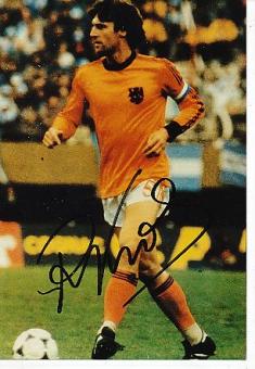 Ruud Krol   Holland WM 1974  Fußball Autogramm Foto original signiert 