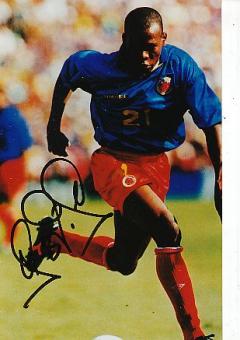 Faustino Asprilla  Kolumbien WM 1994  Fußball Autogramm Foto original signiert 
