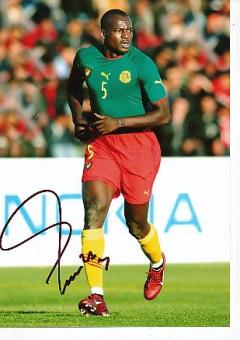 Timothee Atouba   Kamerun  Fußball Autogramm Foto original signiert 