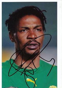 Rigobert Song  Kamerun  WM 2002  Fußball Autogramm Foto original signiert 