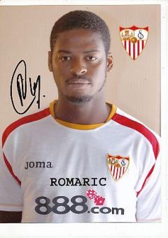 Romaric  FC Sevilla & Elfenbeinküste  WM 2006  Fußball Autogramm Foto original signiert 