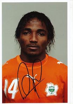 Bakari Koné  Elfenbeinküste  WM 2006  Fußball Autogramm Foto original signiert 