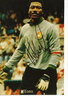 Thomas N’Kono   Kamerun  WM 1990  Fußball Autogramm Foto original signiert 
