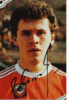 Gennadiy Litovchenko  Rußland WM 1986 Fußball Autogramm Foto original signiert 