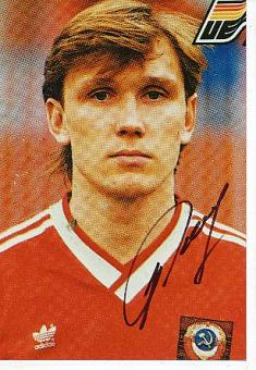 Sergei Rodionov  Rußland WM 1982 Fußball Autogramm Foto original signiert 