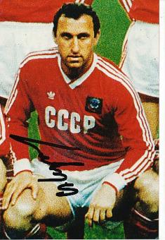 Tengis Sulakwelidse  Rußland WM 1982  Fußball Autogramm Foto original signiert 