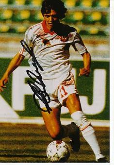 Igor Dobrovolski  Rußland WM 1990 Fußball Autogramm Foto original signiert 