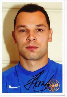 Sergei Ignaschewitsch   Rußland  EM 2008 Fußball Autogramm Foto original signiert 