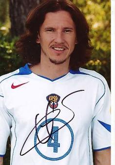 Alexei Smertin  Rußland  Fußball Autogramm Foto original signiert 