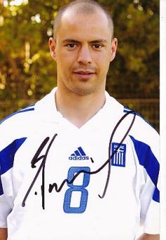 Stelios Giannakopoulos   Griechenland Europameister EM 2004  Fußball Autogramm Foto original signiert 