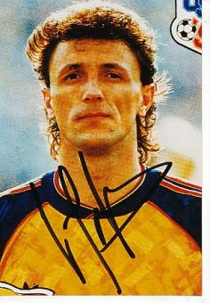 Gheorghe Popescu  Rumänien WM 1994 Fußball Autogramm Foto original signiert 