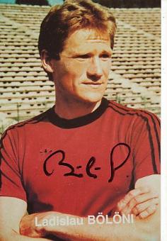 Laszlo Bölöni  Rumänien  Fußball Autogramm Foto original signiert 