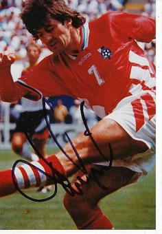 Emil Kostadinov  Bulgarien WM 1994 Fußball Autogramm Foto original signiert 