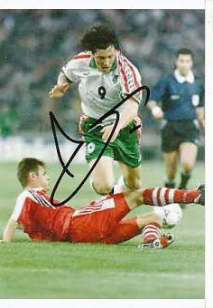Ljuboslav Penev  Bulgarien WM 1998 Fußball Autogramm Foto original signiert 