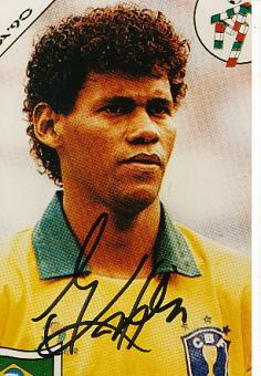 Aldair    Brasilien Weltmeister WM 1994   Fußball Autogramm Foto original signiert 