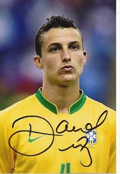 David Luiz  Brasilien   Fußball Autogramm Foto original signiert 