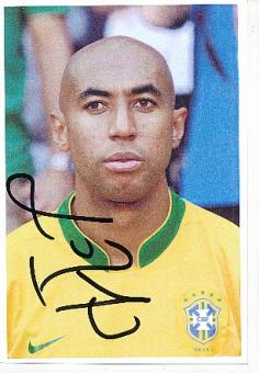 Luisao Brasilien WM 2010   Fußball Autogramm Foto original signiert 