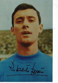 Roberto Rosato † 2010  Italien Europameister EM 1968  Fußball  Autogramm Foto  original signiert 