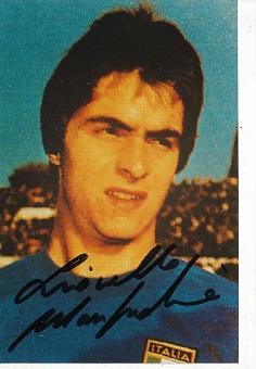 Lionello Manfredonia   Italien WM 1978  Fußball  Autogramm Foto  original signiert 