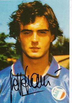 Giuseppe Giannini  Italien WM 1986  Fußball  Autogramm Foto  original signiert 