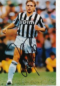Thomas Häßler  Juventus Turin   Fußball  Autogramm Foto  original signiert 