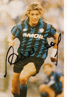 Claudio Caniggia  Atalanta Bergamo  Fußball  Autogramm Foto  original signiert 