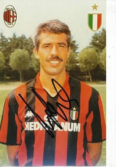 Pietro Paolo Virdis  AC Mailand  Fußball  Autogramm Foto  original signiert 