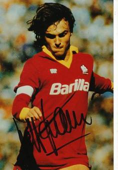 Giuseppe Giannini   AS Rom  Fußball Autogramm Foto original signiert 