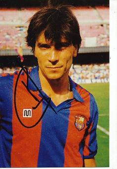 Francisco Carrasco   FC Barcelona  Fußball Autogramm Foto original signiert 