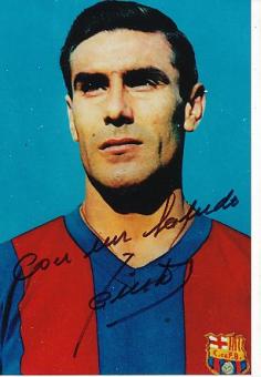 José "Pepe" Pinto Rosas  FC Barcelona  Fußball Autogramm Foto original signiert 