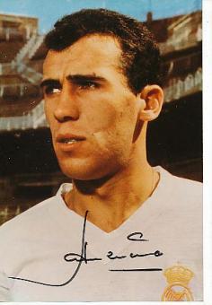 Amancio Amaro Varela † 2023   Real Madrid    Fußball Autogramm Foto original signiert 