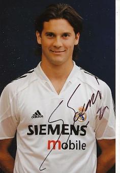 Santiago Solari   Real Madrid    Fußball Autogramm Foto original signiert 