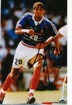 David Trezeguet  Frankreich  Weltmeister WM 1998  Fußball Autogramm Foto original signiert 