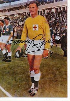 Harry Gregg † 2020  Nordirland WM 1958  Fußball Autogramm Foto original signiert 