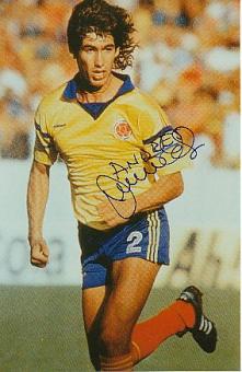 Andres Escobar † 1994  Kolumbien  WM 1994  Fußball Autogramm Foto original signiert 